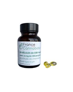 30 gélules CBD BIO 25mg