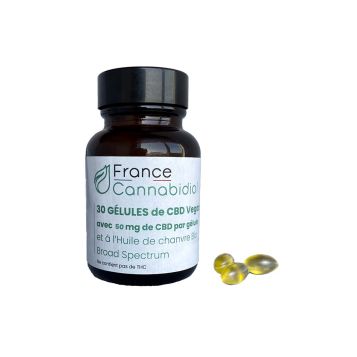 30 gélules CBD 50mg premium
