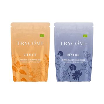 Pack Duo Infusions CBD Bio Jour & Nuit - Vitalité & Rêverie