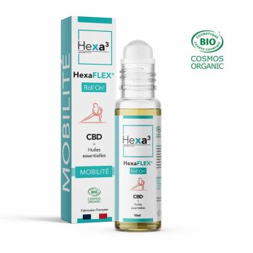 Roll-on CBD Muscles & Articulations Bio à la Gaulthérie & Menthe Poivrée - 10ml 100mg