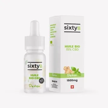 huile cbd aromatisée detox