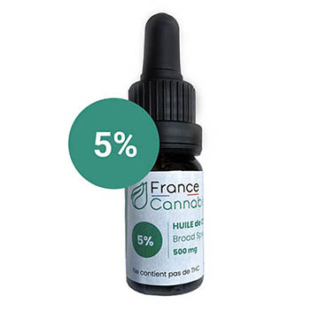 Huile CBD france 5% bio